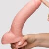 King Cock Ultra Realistic Suction Cup Dildo with Balls 8 Inch
