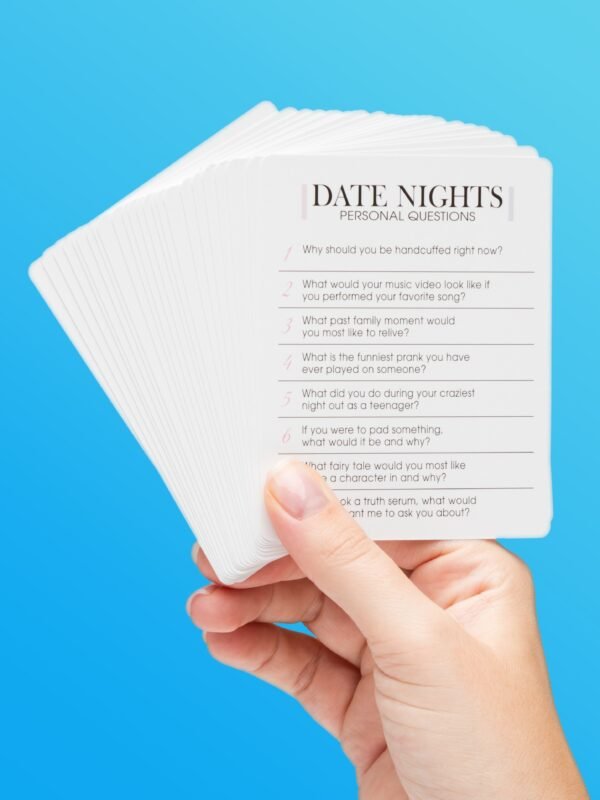87196_3 Couples Date Night Personal Questions Cards (69 Cards)