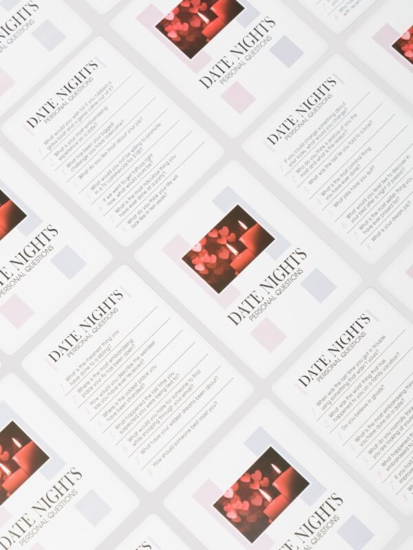 87196_4 Couples Date Night Personal Questions Cards (69 Cards)