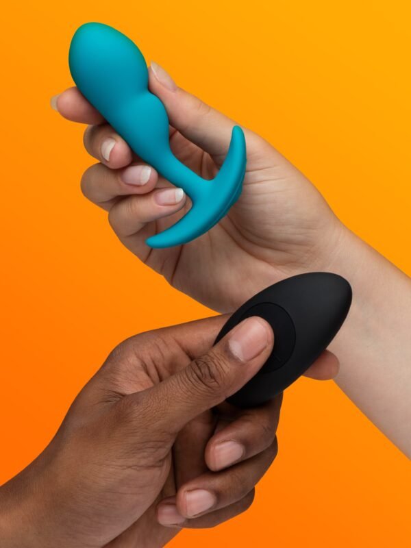 B-Vibe P-Spot Snug Plug Remote Control Silicone Weighted Prostate Plug 3.3 oz