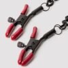 88413_5 Sportsheets Saffron Collar with Nipple Clamps