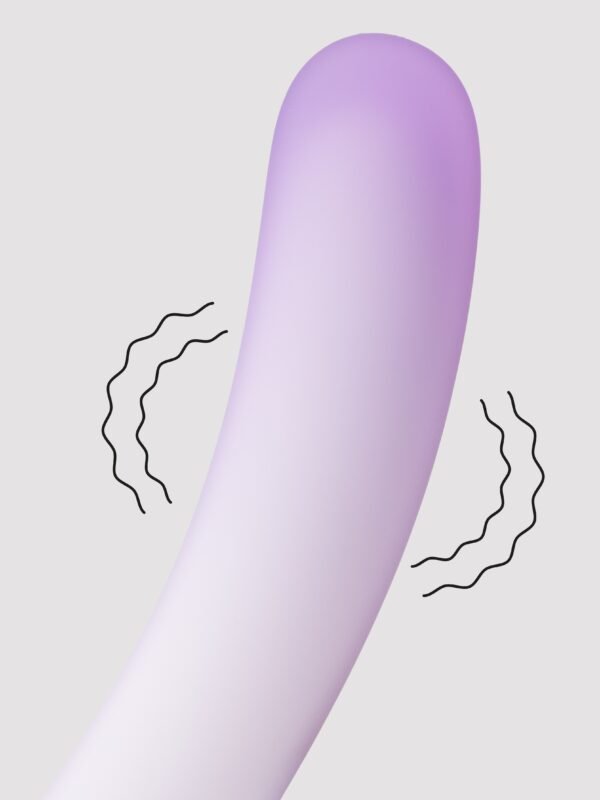 Lavender Haze Slender Curved Dildo Vibrator