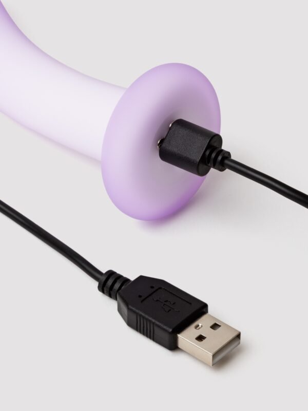 Lavender Haze Slender Curved Dildo Vibrator