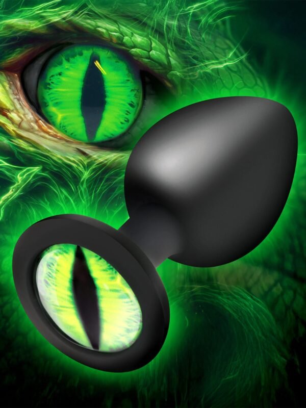 Creature Cocks Green Eye Silicone Medium Butt Plug