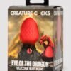 Creature Cocks Eye of the Dragon Red Silicone Butt Plug
