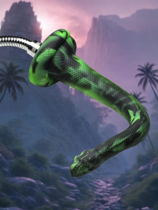 88787_8 Creature Cocks Spitting Serpent Silicone Enema Snake