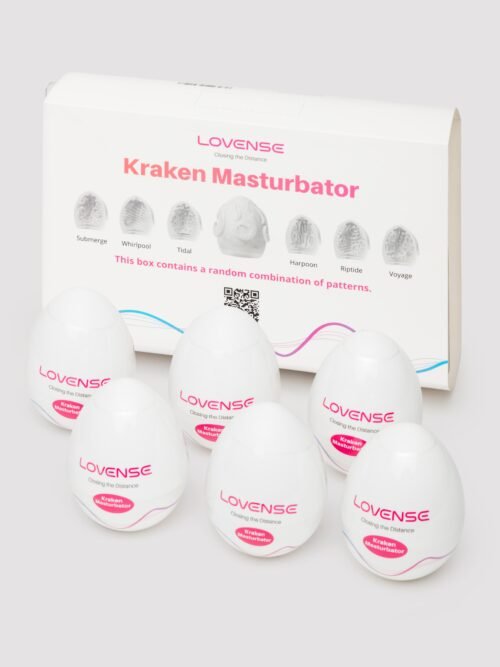 Lovense Kraken Textured Egg Male Masturbator 6 Pack