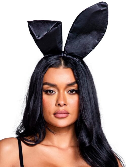 Playboy Black Satin Bunny Ears
