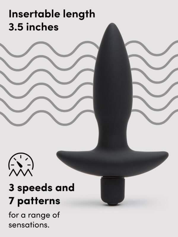 70101_2 Lovehoney Butt Tingler 10 Function Vibrating Butt Plug 3.5 Inch