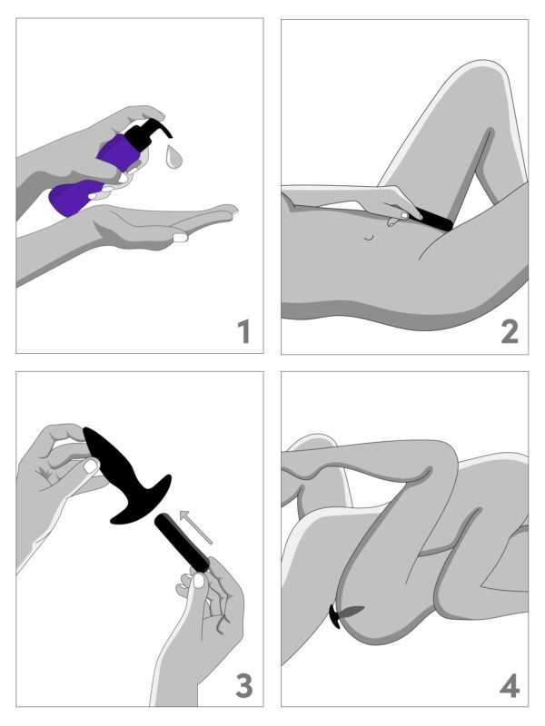 70101_5 Lovehoney Butt Tingler 10 Function Vibrating Butt Plug 3.5 Inch