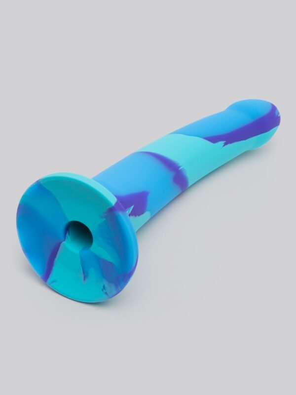75257_3 Lovehoney Air and Water Curved Silicone Suction Cup Dildo 7 Inch