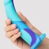 75257_4 Lovehoney Air and Water Curved Silicone Suction Cup Dildo 7 Inch