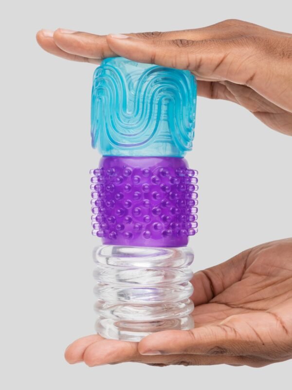 84522_6 Lovehoney Head Master Triple Header Flexible Stroker Set (3 Piece)