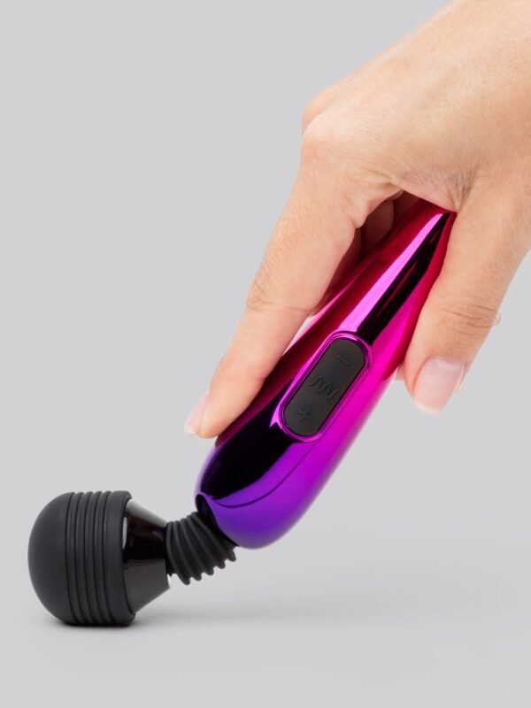 Lovehoney Deluxe Rechargeable Mini Metallic Massage Wand Vibrator
