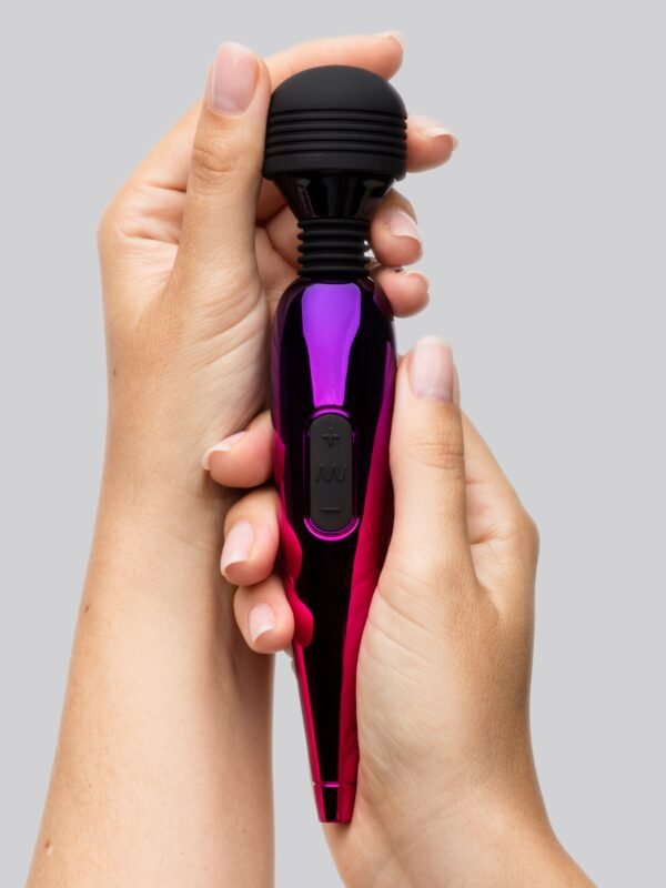 Lovehoney Deluxe Rechargeable Mini Metallic Massage Wand Vibrator