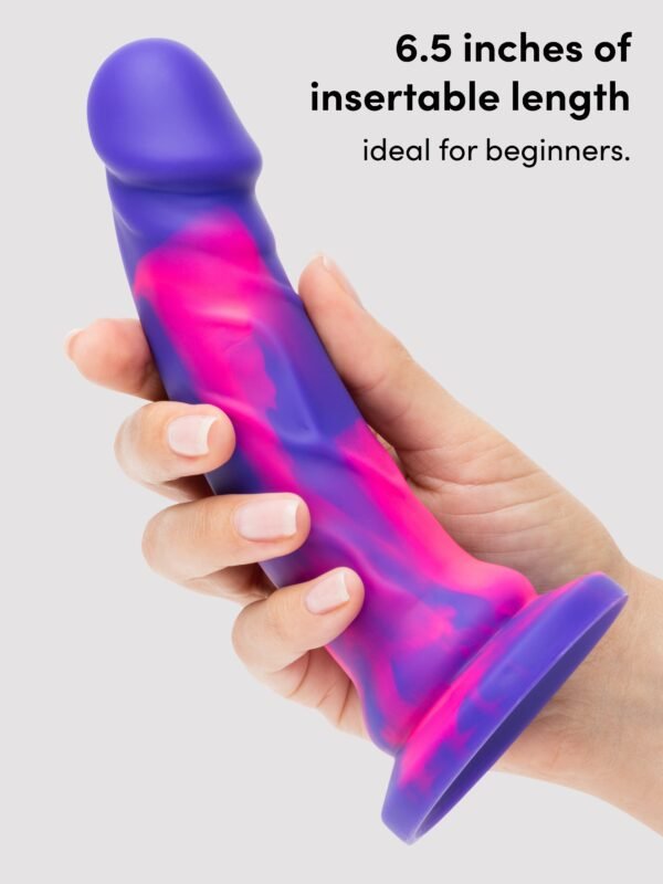 a38847g75100_1 Lifelike Lover Luxe Realistic Multicoloured Silicone Dildo 7 Inch