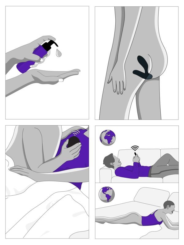 75288_4 We-Vibe Vector App and Remote Controlled Rechargeable Prostate Massager
