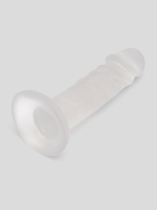 74495_3 BASICS Clear Suction Cup Dildo 6 Inch