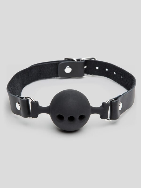 Bondage Boutique Medium Silicone Breathable Ball Gag