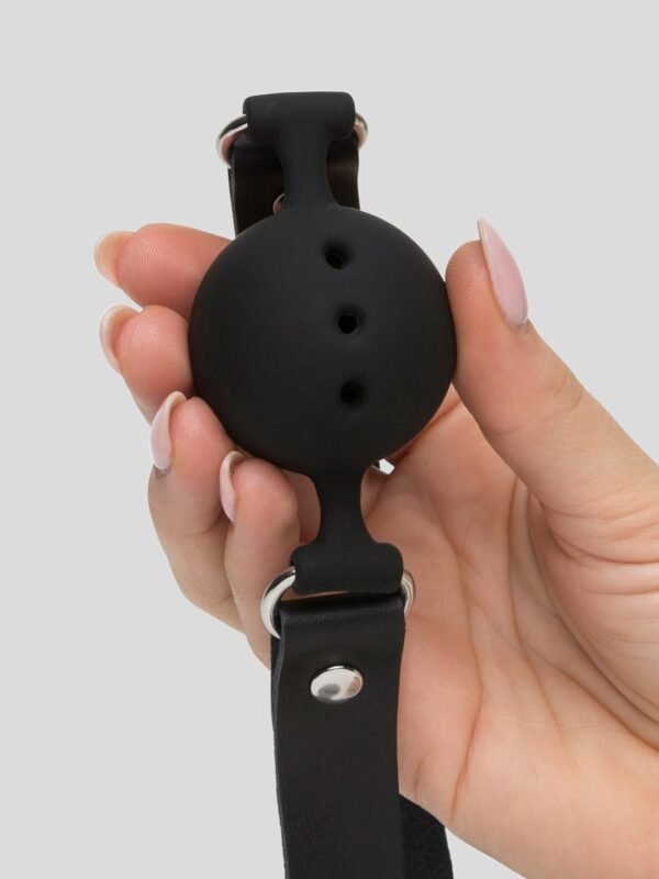 Bondage Boutique Medium Silicone Breathable Ball Gag