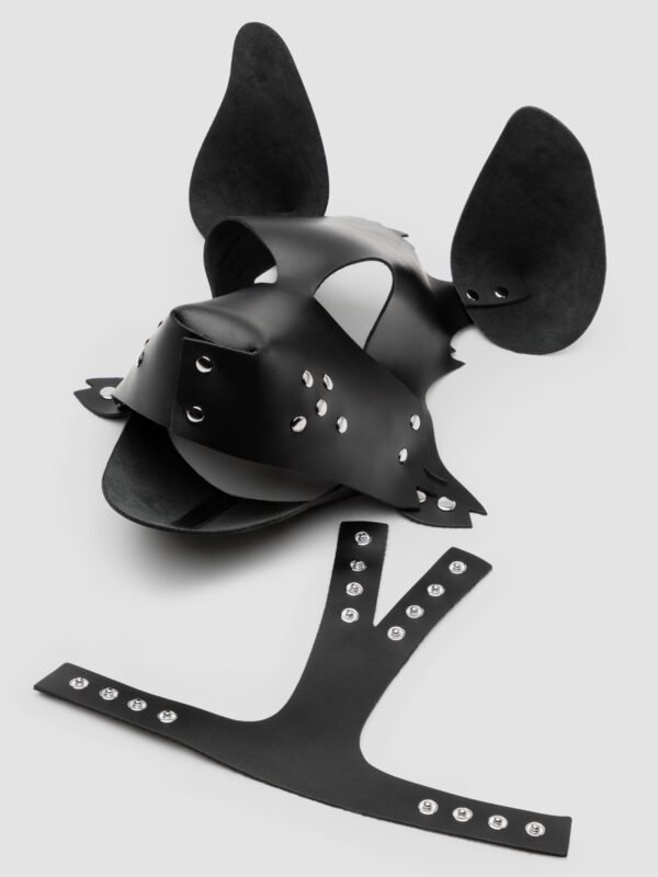 DOMINIX Deluxe Leather Puppy Play Hood