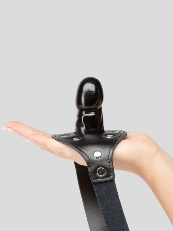 Bondage Boutique Leather and Studs Dildo Gag