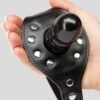 Bondage Boutique Leather and Studs Dildo Gag