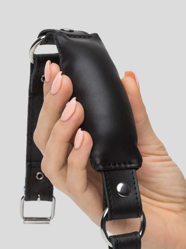 a29699g49141_5 DOMINIX Deluxe Leather Bit Gag