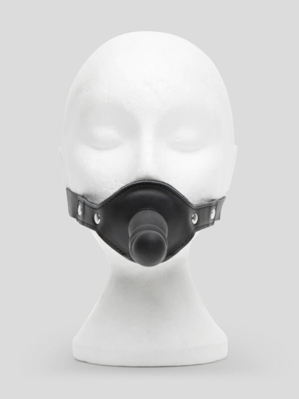 Bondage Boutique Silicone Gag with Dildo 5 Inch.