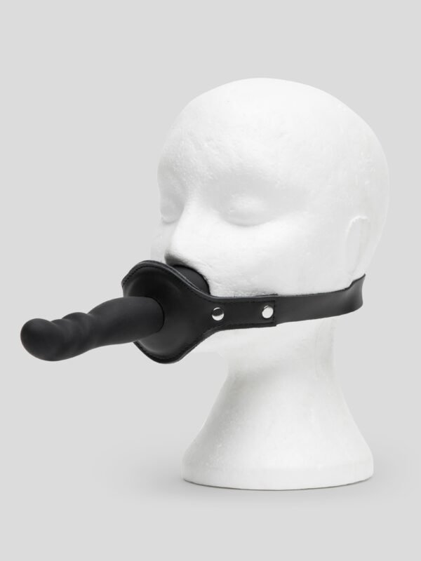 Bondage Boutique Silicone Gag with Dildo 5 Inch.