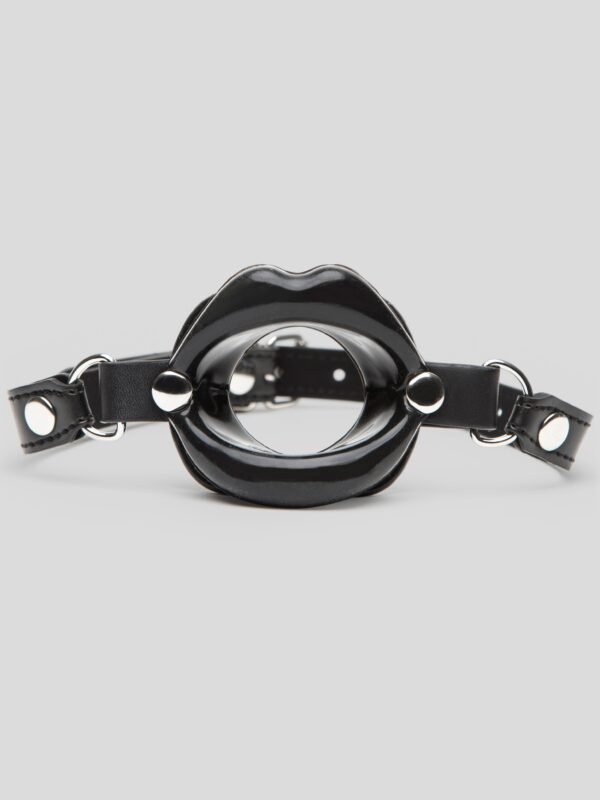DOMINIX Deluxe Silicone Open Mouth Lip Gag 1.5-Inches Diameter