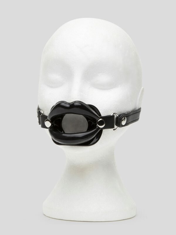 DOMINIX Deluxe Silicone Open Mouth Lip Gag 1.5-Inches Diameter
