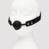 SEI MIO Strictly Come Quietly Soft Strap Silicone Ball Gag
