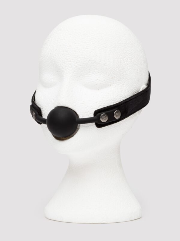 SEI MIO Strictly Come Quietly Soft Strap Silicone Ball Gag