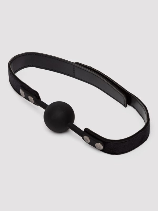 SEI MIO Strictly Come Quietly Soft Strap Silicone Ball Gag