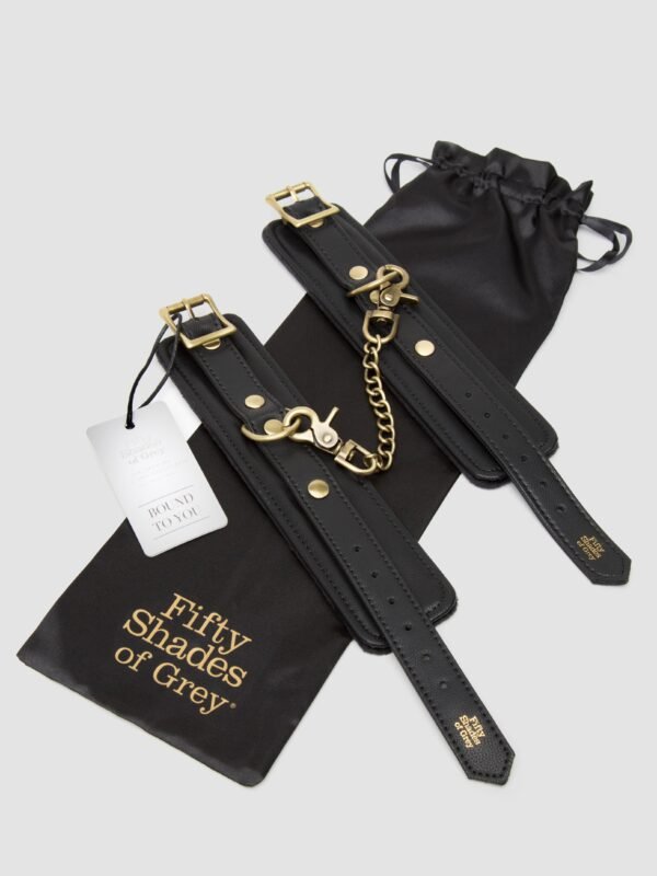 Fifty Shades of Grey Bound to You Faux Leather Wrist Cuffs