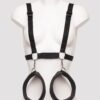 a48655g86530_1 Bondage Boutique Harness with Wrist and Thigh Restraints