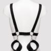 a48655g86530_2 Bondage Boutique Harness with Wrist and Thigh Restraints