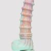 Fantasy Textured Remote Control Dildo Vibrator 8 Inch
