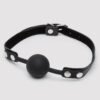 Bondage Boutique Faux Leather Medium Silicone Ball Gag