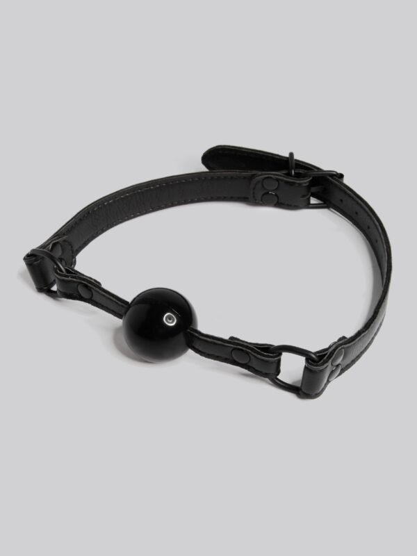 a30758g52073_1 Bondage Boutique Faux Leather Small Ball Gag