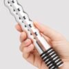 ElectraStim Bi-Polar Electrosex Wave Metal Dildo 7 Inch