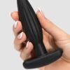 ElectraStim Bi-Polar Electrosex Silicone Noir Rocker Small Butt Plug