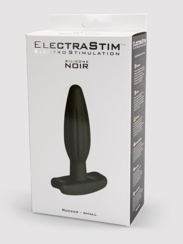 ElectraStim Bi-Polar Electrosex Silicone Noir Rocker Small Butt Plug