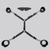 Bondage Boutique Black Rose Under Mattress Restraint Kit (2 Piece)