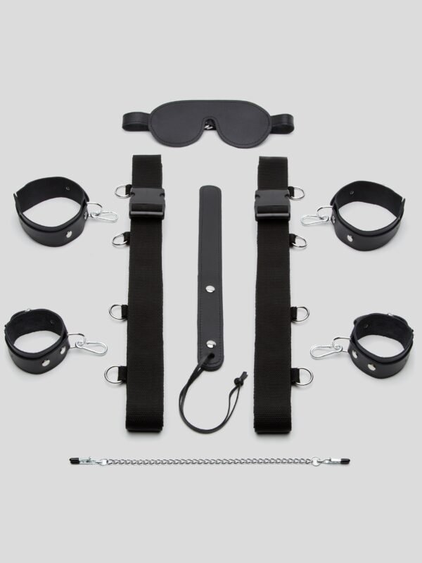 a38292g70662_3 DOMINIX Deluxe Leather Under Mattress Bondage Kit (7 Piece)