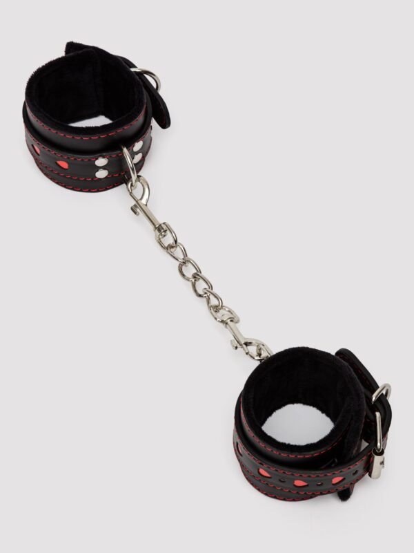 Bondage Boutique Heart Blindfold and Cuff Set (2 pieces)