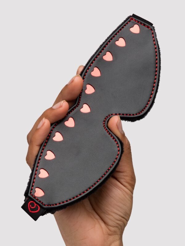 Bondage Boutique Heart Blindfold and Cuff Set (2 pieces)