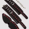Bondage Boutique Heart Blindfold and Cuff Set (2 pieces)