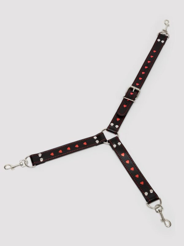 Bondage Boutique Heart Collar to Wrist Restraints